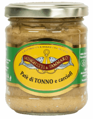 Pat? di tonno e carciofi in olio d'oliva - 180 g