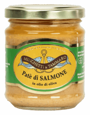 Pat? di salmone in olio d'oliva - 180 g