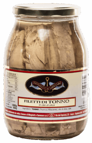Filetti di tonno in olio d'oliva ? 1 kg